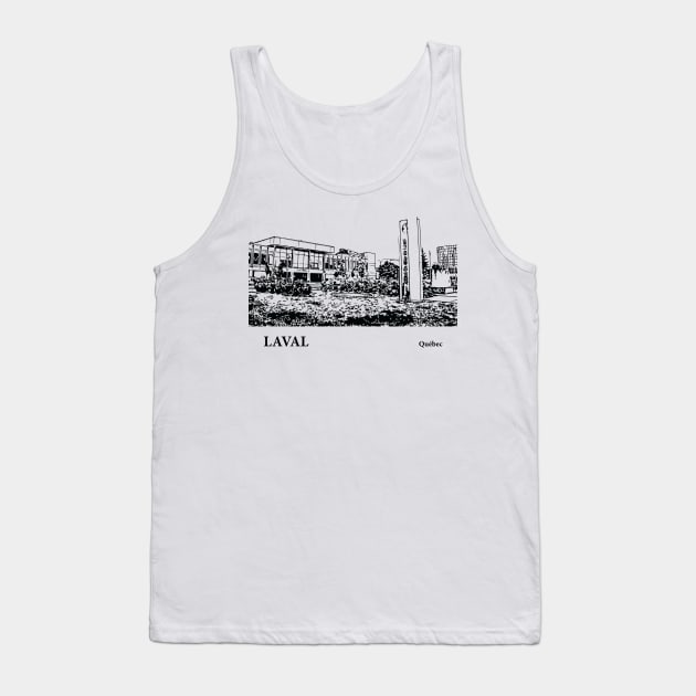 Laval - Québec Tank Top by Lakeric